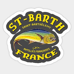 Saint Barth, French Antilles, Mahi-mahi Sticker